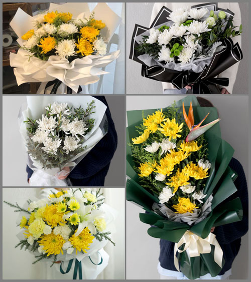贵州毕节市大方县竹园乡显母村白事花束代送