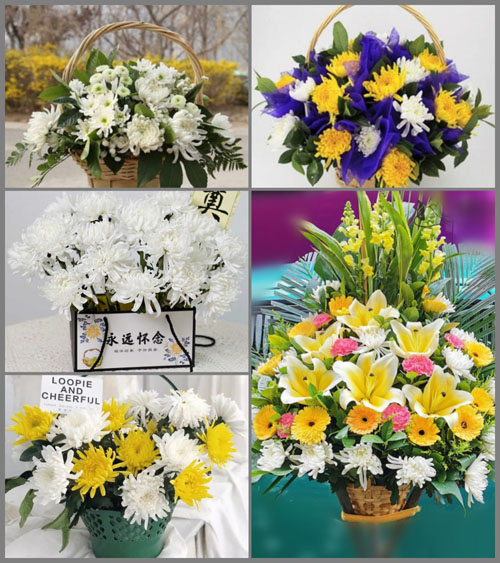 贵州毕节市大方县竹园乡显母村白事提篮配送